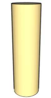 Immagine raffigurante una colonna a fusto cilindrico liscio prodotta da 3b srl